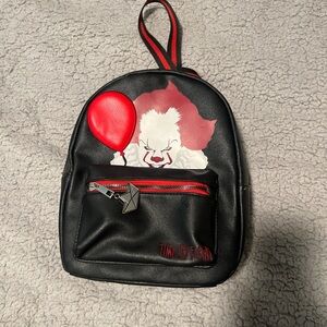 Hot Topic Black and Red Cartoon Character Backpack